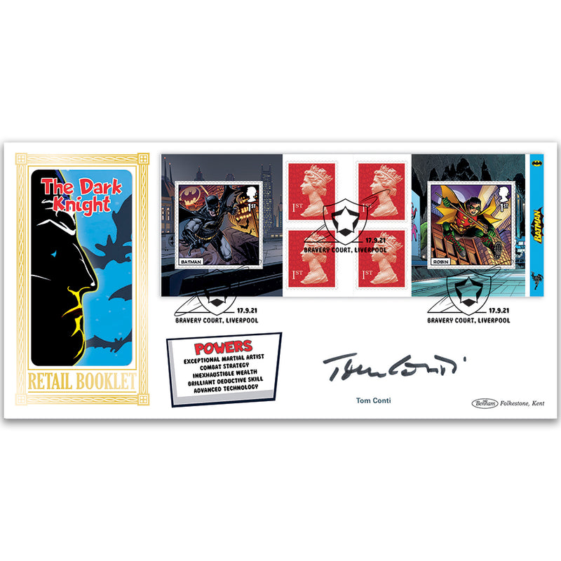 2021 DC Collection Batman Retail Bklt BLCS 5000 Signed Tom Conti