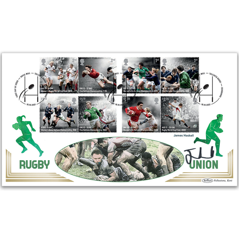 2021 Rugby Union Stamps BLCS 2500 - Signed James Haskell