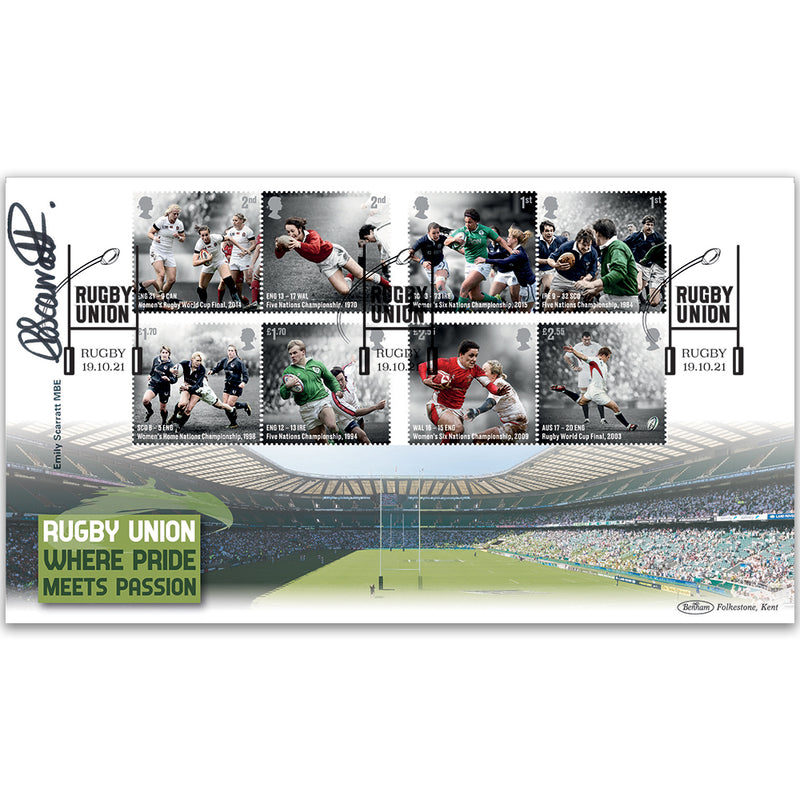 2021 Rugby Union Stamps BLCS 5000 - Signed Emily Scarratt