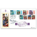 2021 Christmas Stamps BLCS 2500 Signed Pam Ayres MBE