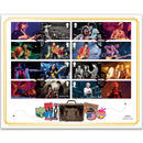 2022 Music Giants VI The Rolling Stones Collectors Sheet BLCS