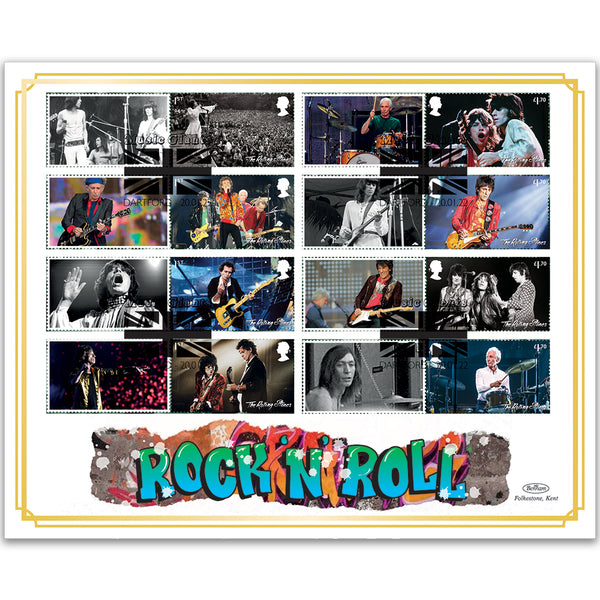 2022 Music Giants VI The Rolling Stones Hyde Park Collectors Sheet BLCS