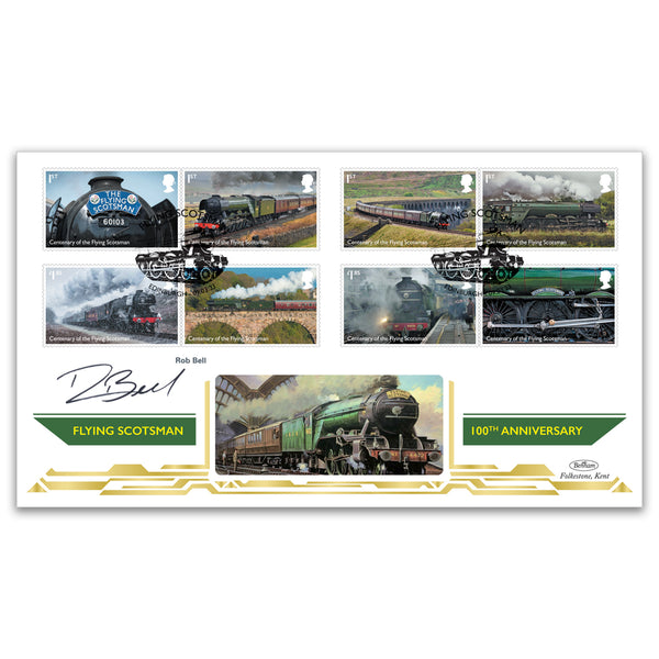 2023 Flying Scotsman Stamps BLCS 5000 Signed Rob Bell
