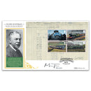 2023 Flying Scotsman PSB BLCS Cover 1 - (P1) 4x1st Pane Signed Rufus Jones