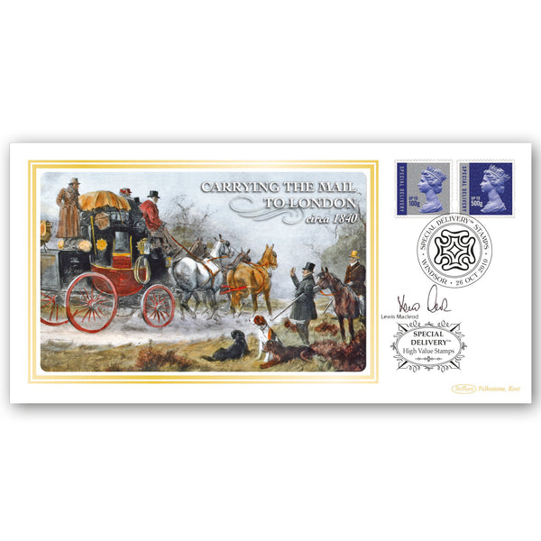 2010 Special Delivery Stamps BLCSSP Cover - Signed Lewis MacLeod