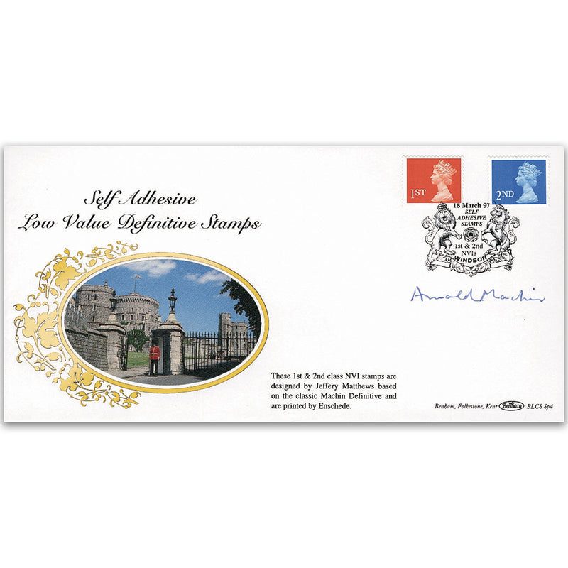 1997 Self-adhesive definitives - Signed Arnold Machin
