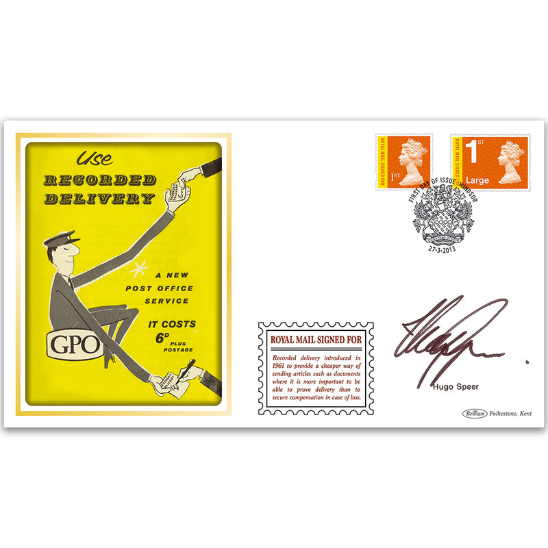 2013 Royal Mail Signed For Stamps BLCSSP - Signed Hugo Speer