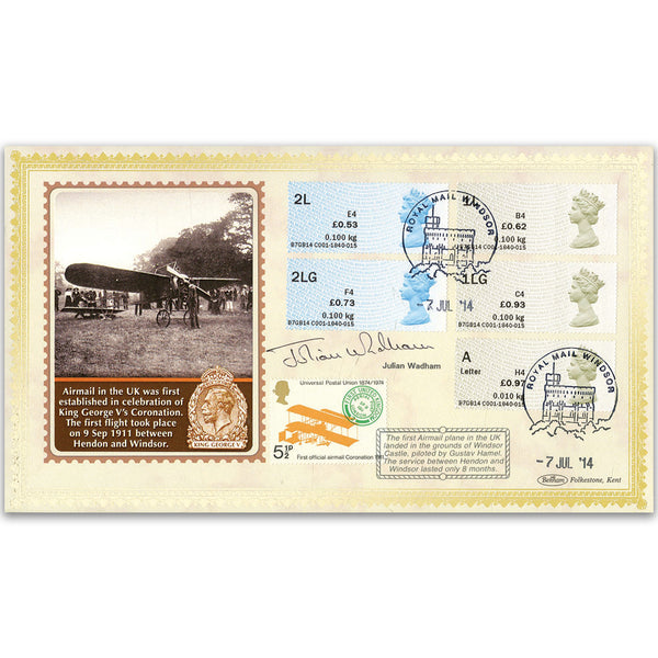 2014 Post & Go New Values BLCSSP Signed Julian Wadham