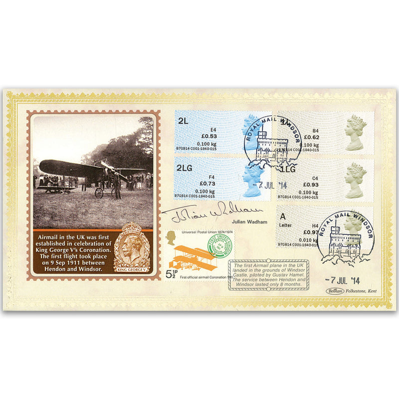 2014 Post & Go New Values BLCSSP Signed Julian Wadham