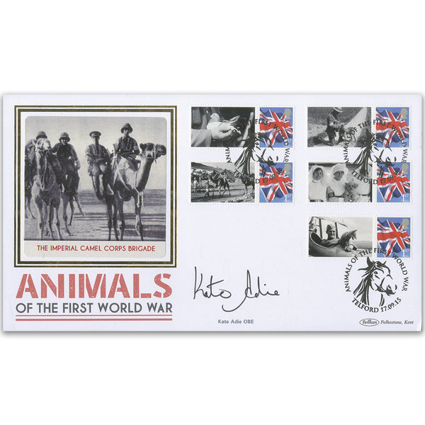 2015 Animals of WWI BLCSSP Cover 1 - Signed by Kate Adie OBE