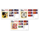 2021 Year of the Tiger 2022 Generic Sheet BLCS Set of 3