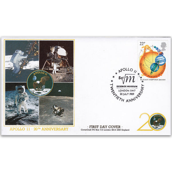 1989 20th Anniversary of Apollo 11 - CoverCraft - London Science Museum