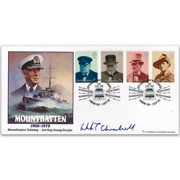 1979 Mountbatten, London SW - Signed Winston Churchill