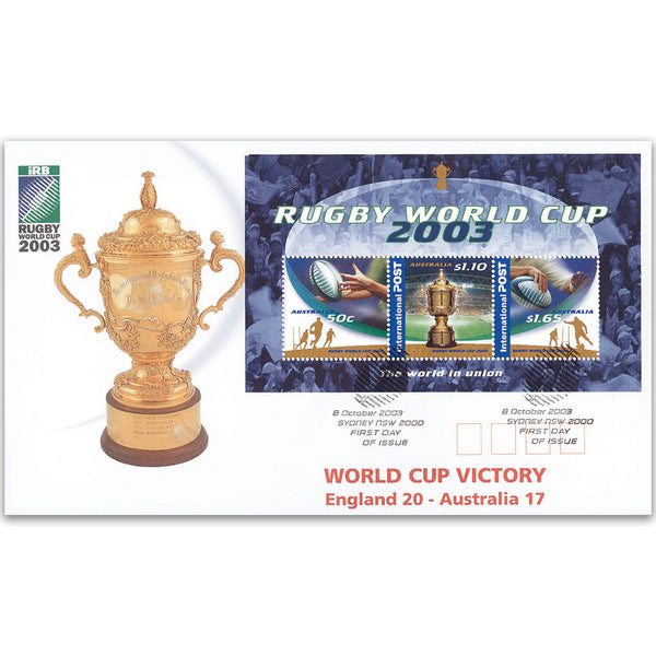 2003 Australia Post - Rugby World Cup M/S - Sydney FDI