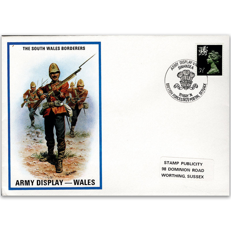 1974 British Military Uniforms - South Wales Borderers - 3.5p Stamp