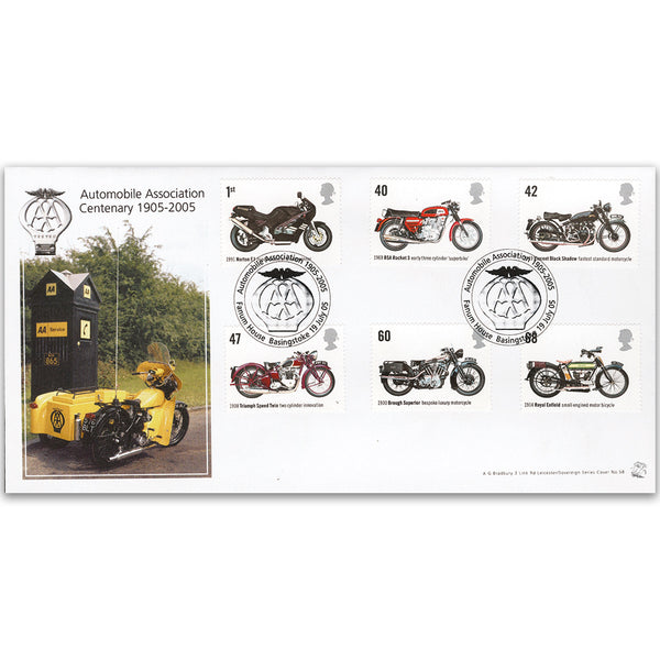 2005 Motorcycles - Automobile Association Centenary - Fanum House, Basingstoke