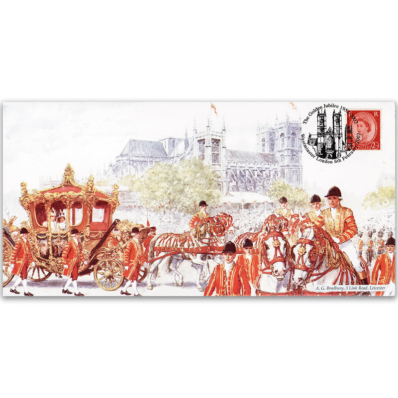 2002 Golden Jubilee - 2nd Class Wilding Definitive - Westminster