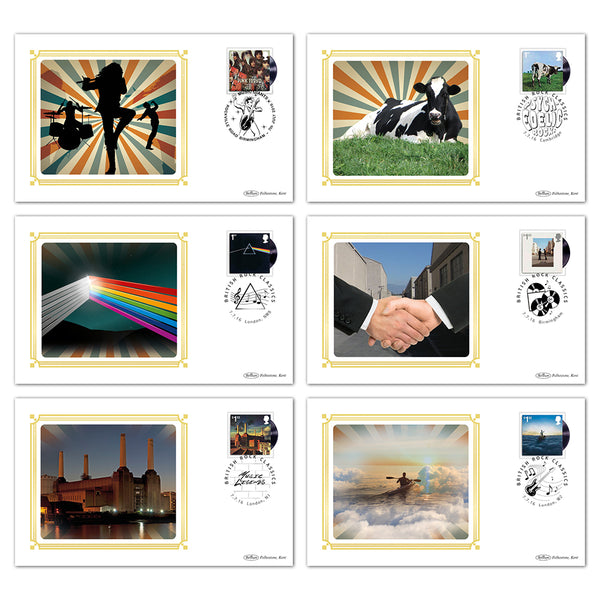 2016 Pink Floyd Stamps BS Set