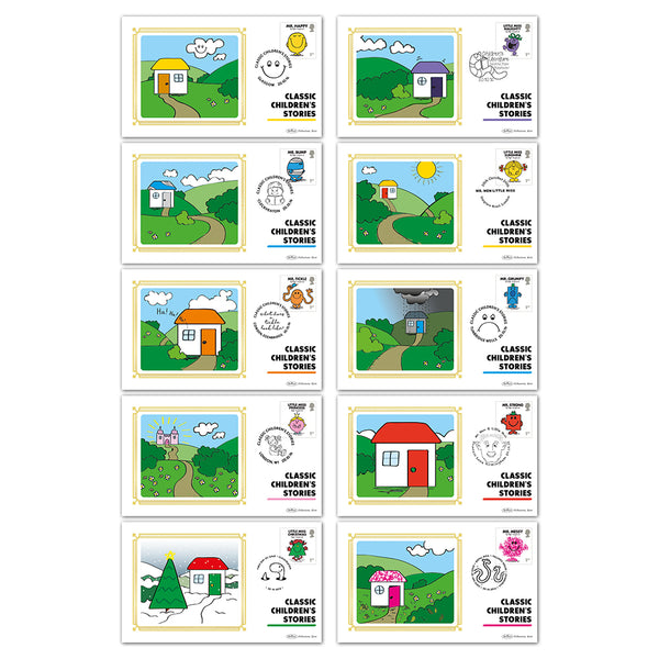 2016 Mr Men Stamps BS SET