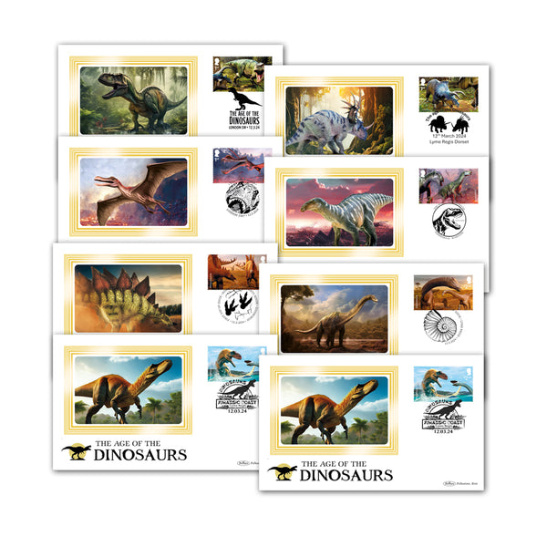 2024 Dinosaurs Stamps BS Set