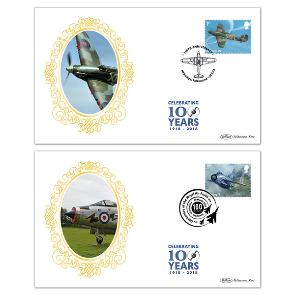 2018 RAF 100th Anniversary Retail Booklet BSSP Pair of Covers