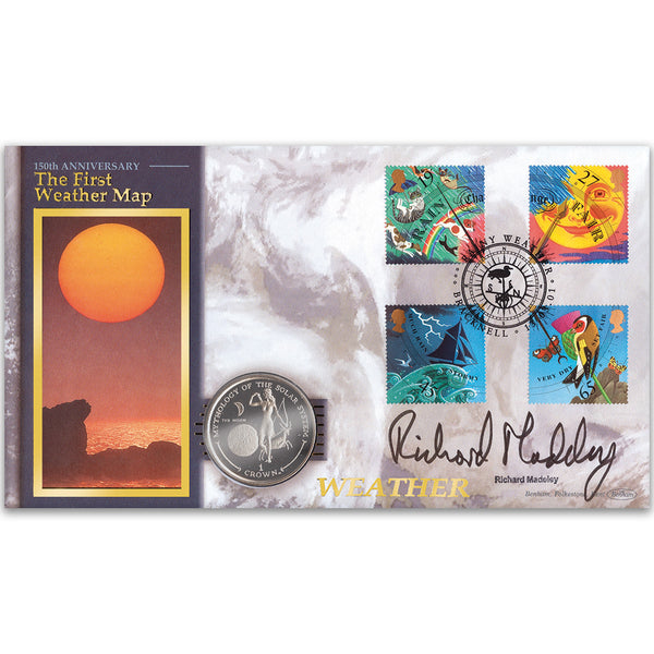 2001 The Weather Coin Cover - Signed by Richard Madeley
