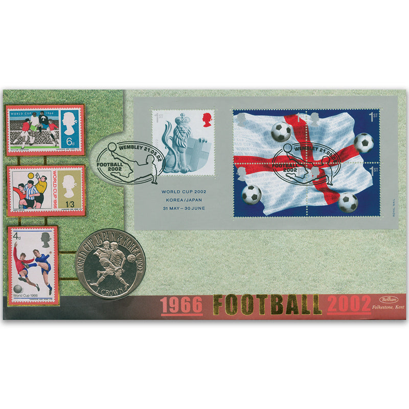 2002 World Cup M/S Coin Cover - Wembley