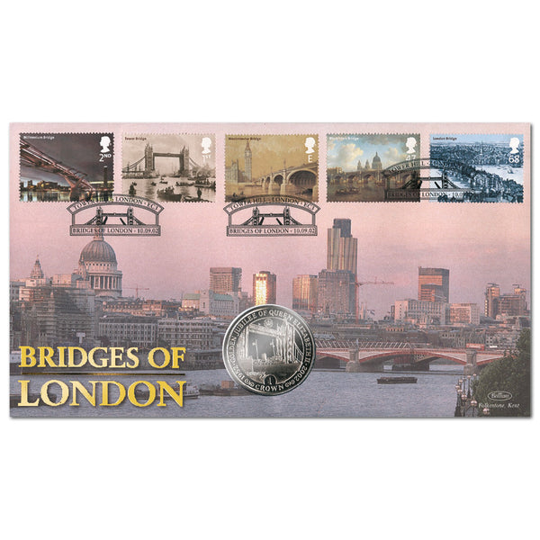 2002 Bridges of London Coin Cover