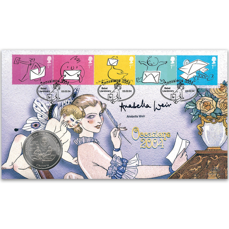 2003 Occasions Coin Cover - Signed by Arabella Weir