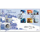 2004 Christmas Coin Cover - Signed by Helen Young