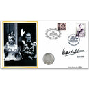 2004 Australia Royal Tour 50th Coin Cover - Signed by Dickie Arbiter