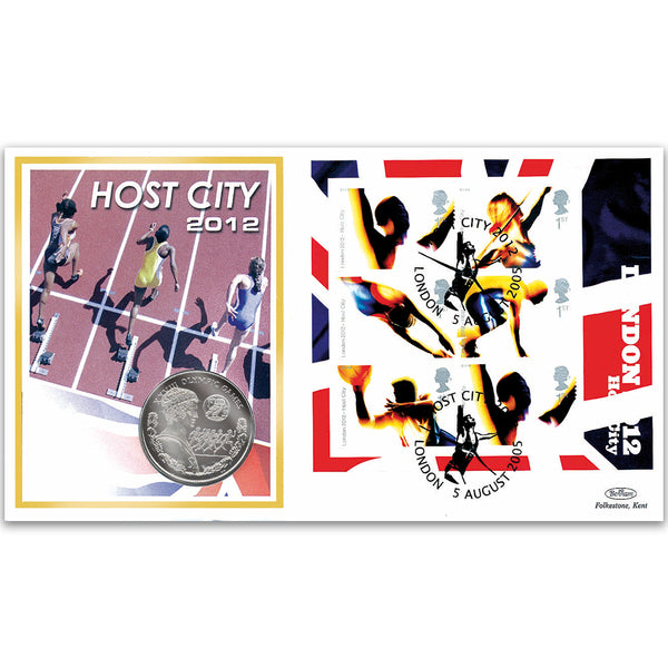 2005 London 2012 Coin Cover