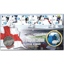 2006 Football World Cup Winners Alt Coin Cover - Signed Barry Davies MBE