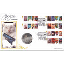 2008 James Bond Stamps Coin Cover - Signed Jonathan Pryce