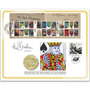 2008 James Bond M/S Coin Cover Doubled - Signed Honor Blackman