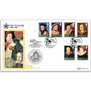 2009 Kings and Queens - Tudors Coin Cover - British Virgin Islands Elizabeth Coin