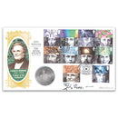 2010 Royal Society 350th Coin Cover - Signed Johnny Ball
