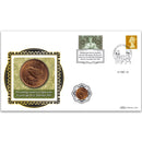 2010 Farthing 50th Special Coin Cover - 1953 Farthing