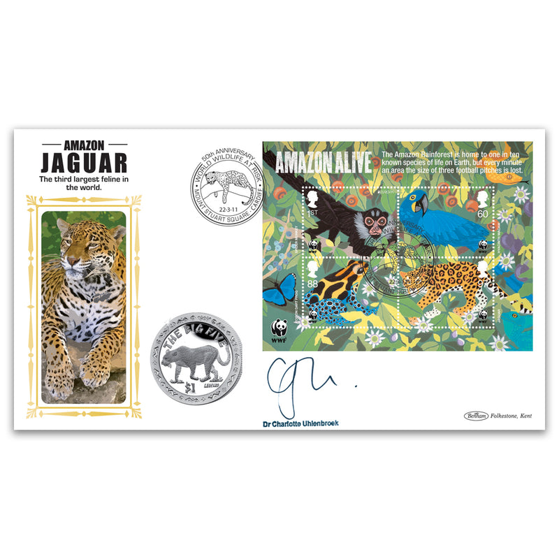 2011 WWF M/S Coin Cover - Signed Dr. Charlotte Uhlenbroek