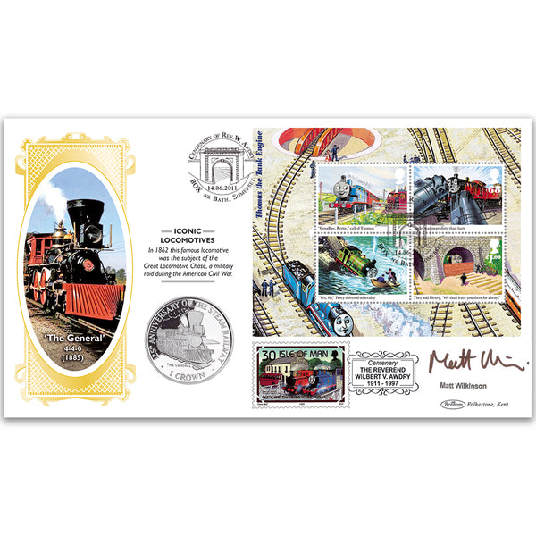 2011 Thomas the Tank Engine M/S Alt Coin Cover - Signed Matt Wilkinson