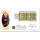 2011 Machin Centenary M/S Alt Coin Cover - Signed Alison Steadman