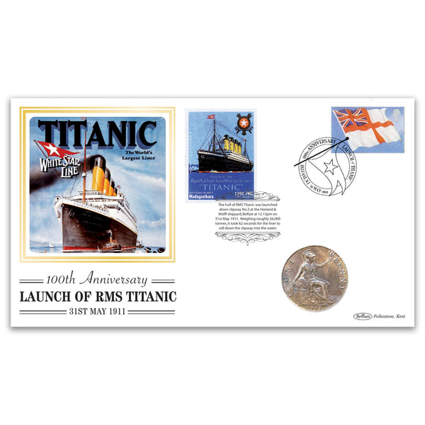 2011 RMS Titanic Special Coin Cover