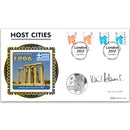 2012 Olympic & Paralympic Defins Coin Cover - Signed Neil Adams