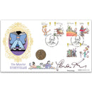 2012 Roald Dahl Stamps Coin Cover -  Signed by Steven Pacey