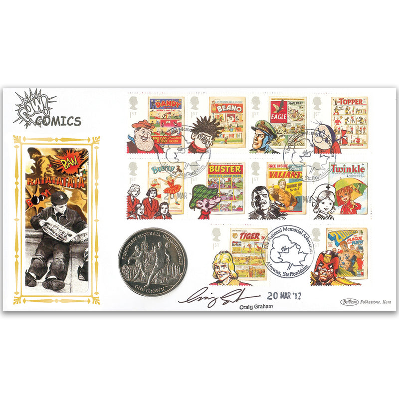 2012 Comics Coin Cover - Signed by Craig Graham