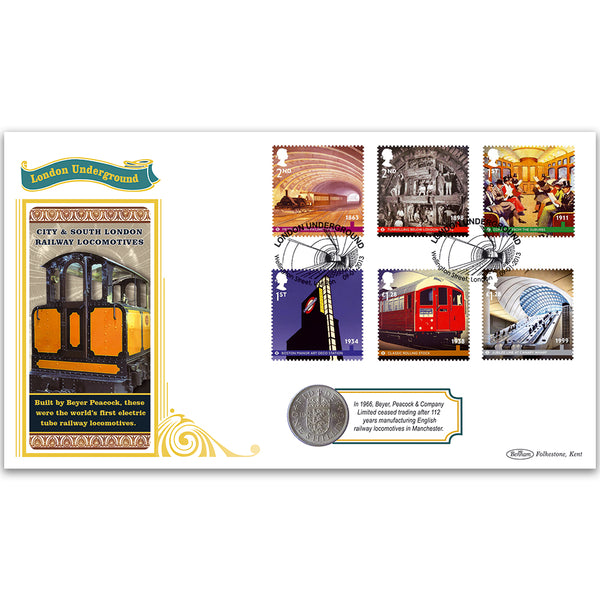 2013 150th Anniversary London Underground Coin Cover