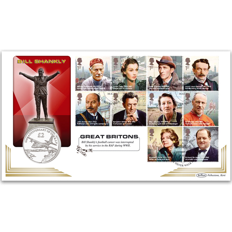 2013 Great Britons Coin Cover