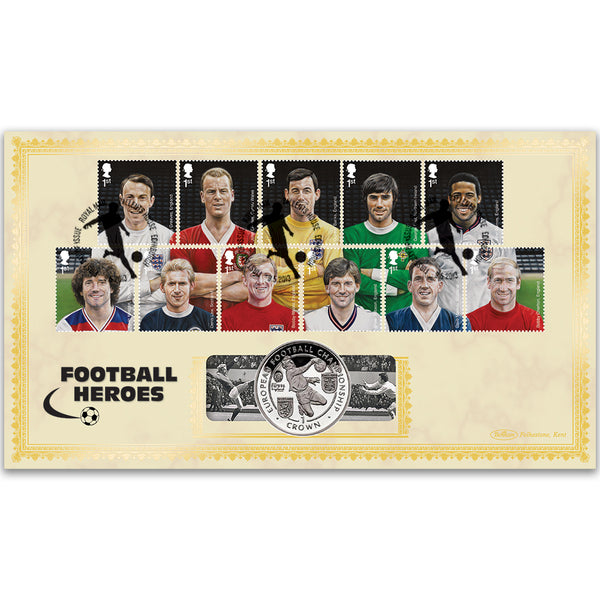 2013 Football Heroes Stamps Coin Cover