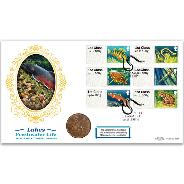 2013 Post and Go Freshwater Life - Lakes Coin Cover