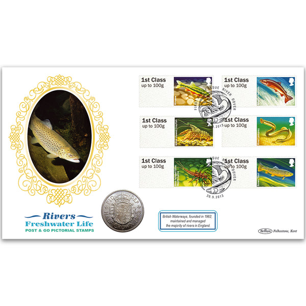 2013 Post & Go Freshwater Life - Rivers Coin Cover